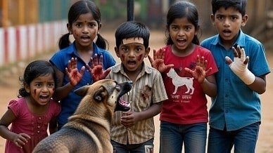Karnataka: Toddlers among five injured in stray dog attack