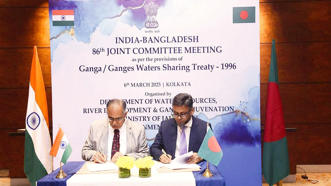 The flow in the Ganga has reduced considerably since the water-sharing treaty was signed in 1996