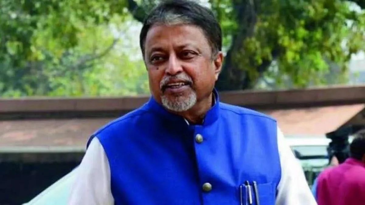 Veteran politician and former Union railway minister Mukul Roy.