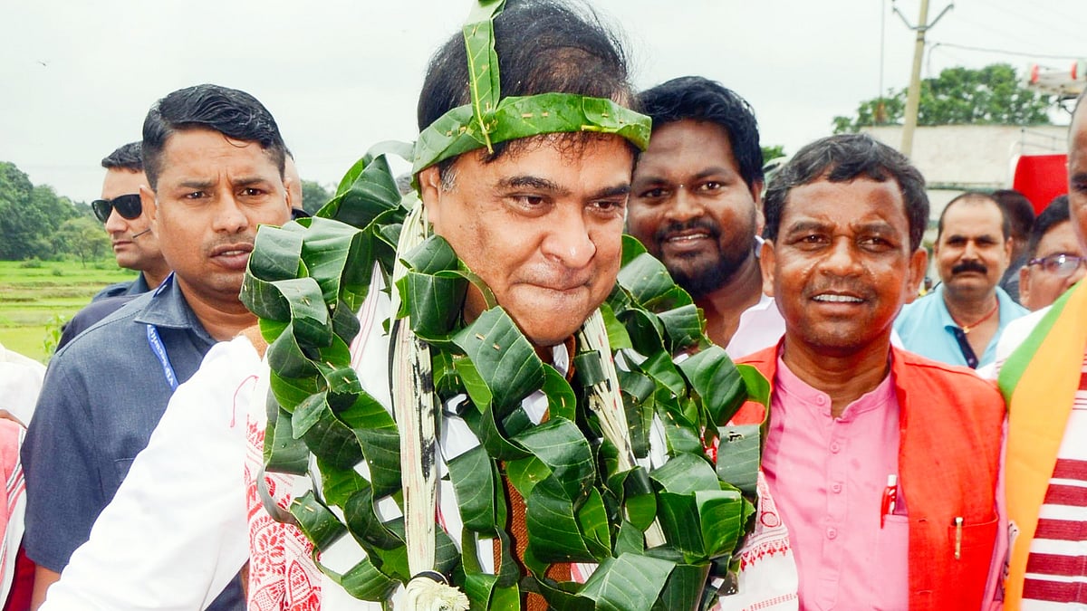 Assam CM Himanta Biswa Sarma in Ranchi (file photo)