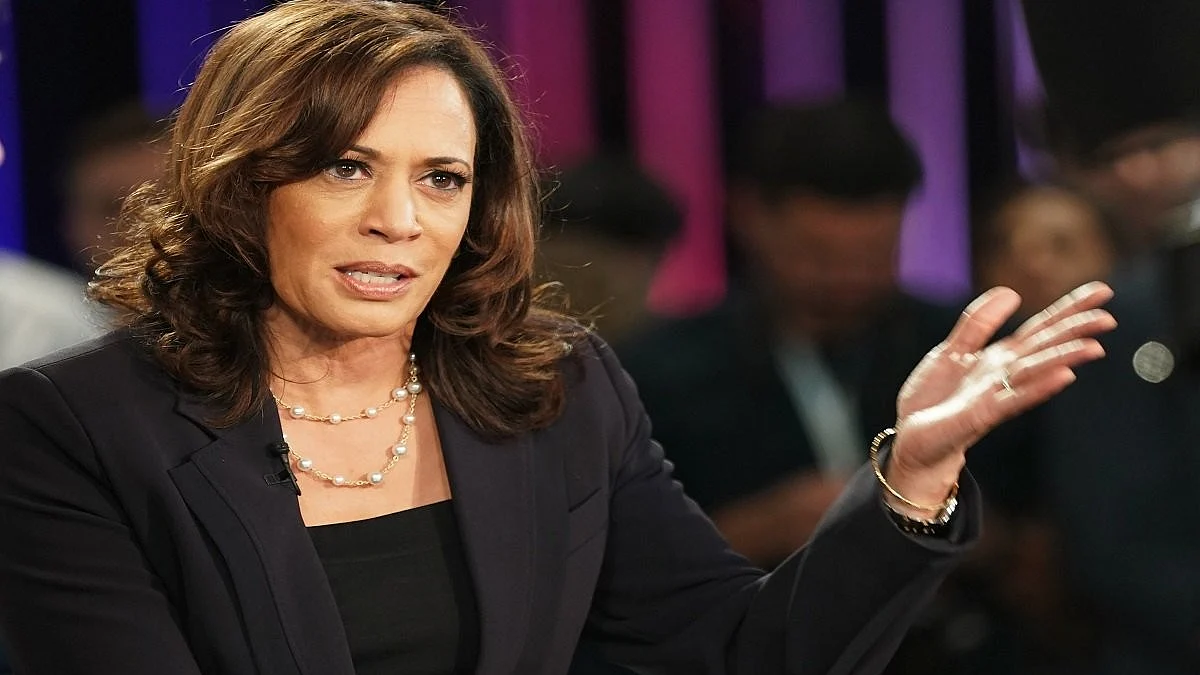 Former US vice-president Kamala Harris.