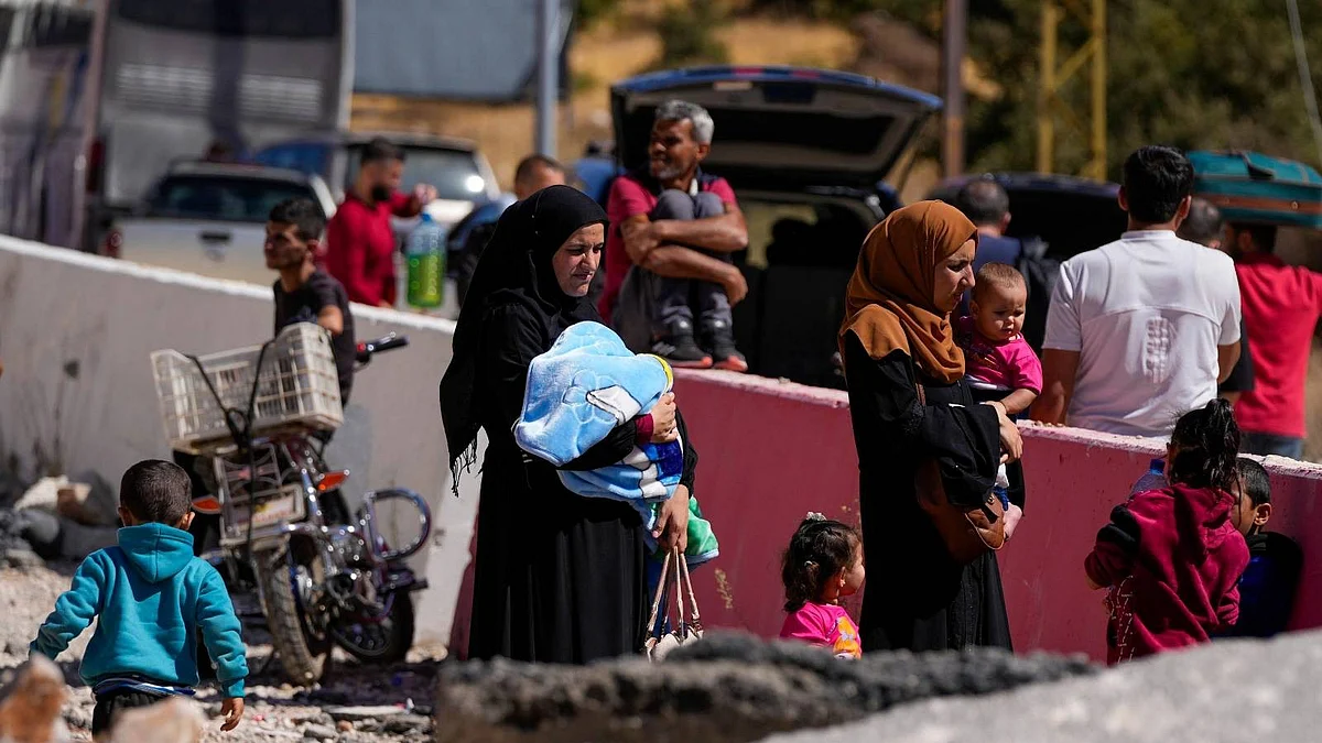 Residents flee Beirut following Israeli airstrikes