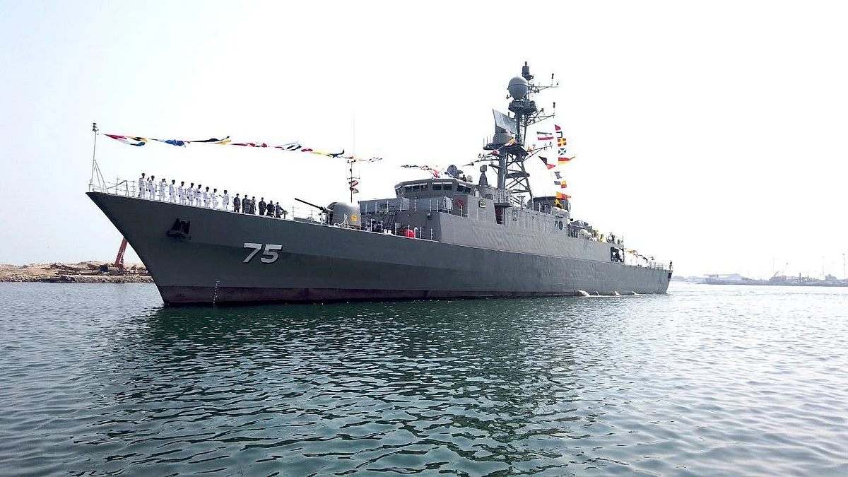 The Dena after joining the Iranian Navy in 2021