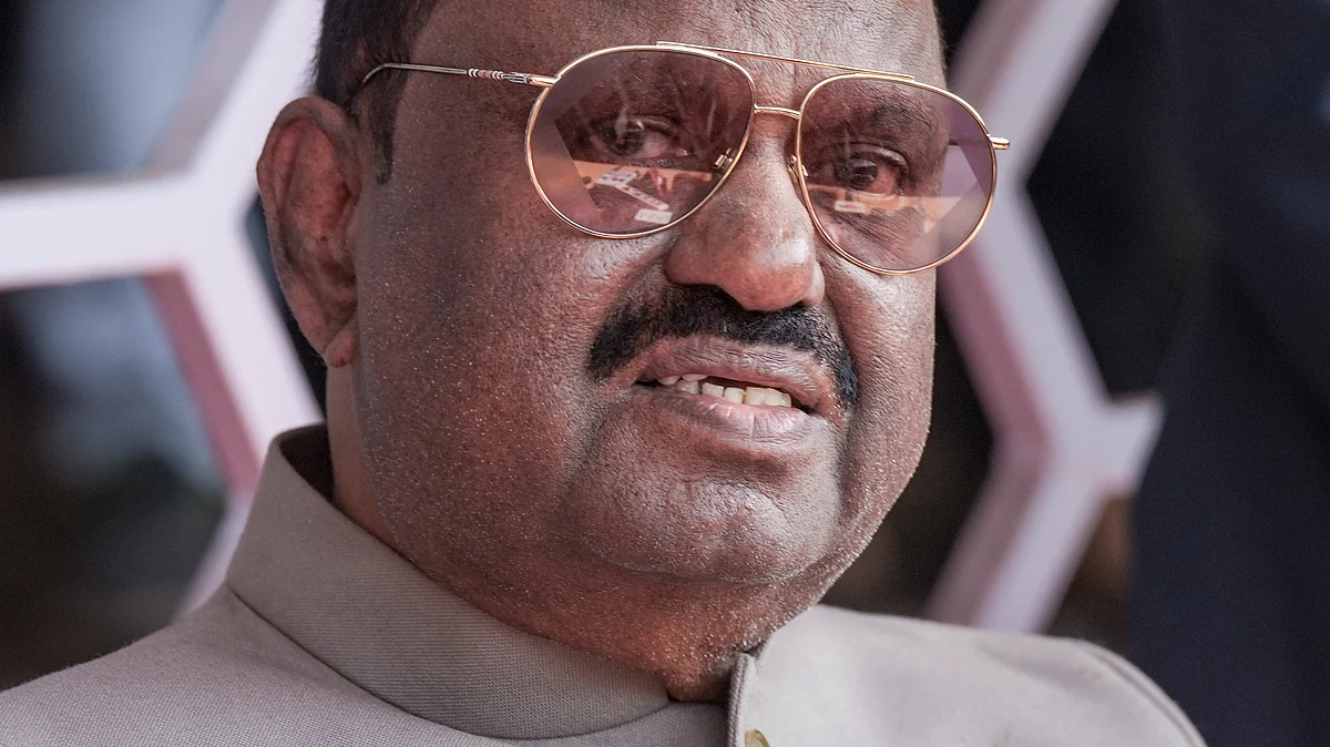 Former West Bengal governor C.V. Ananda Bose at a press conference in Kolkata in 2025