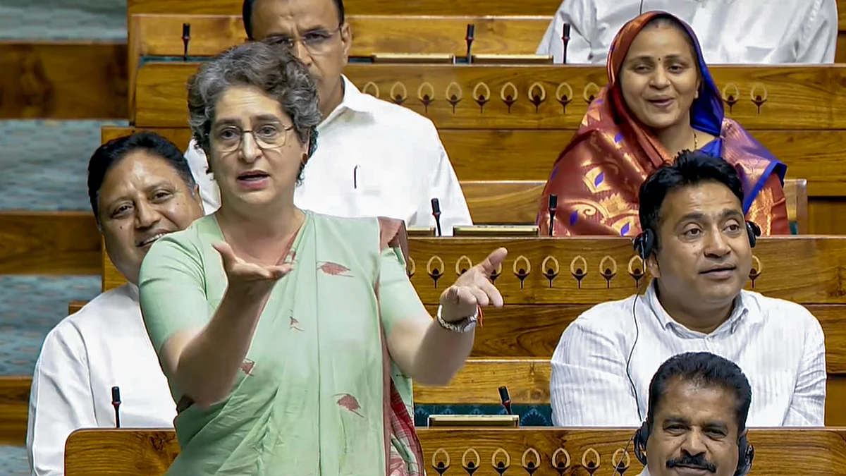 Priyanka Gandhi in Lok Sabha on 10 March