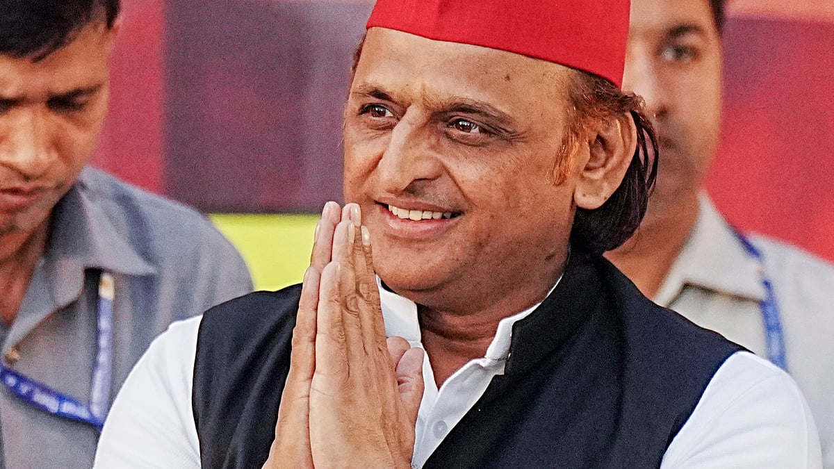 Akhilesh Yadav in Mumbai on 14 March.