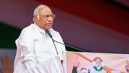 Congress president Mallikarjun Kharge.