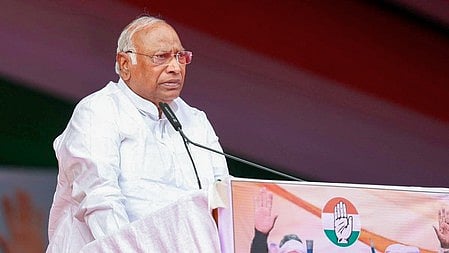 Congress president Mallikarjun Kharge.