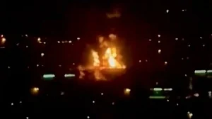 Drone attack on a fuel tank near Dubai airport