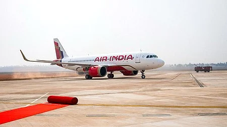 Representative image of an Air India flight.