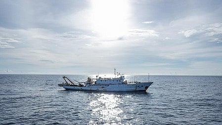 Suspected drug-trafficking vessel in the eastern Pacific Ocean