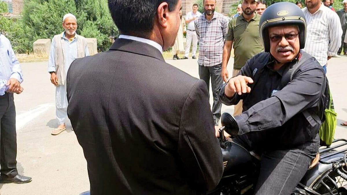 Justice Atul Sreedharan’s reputation preceded him in UP. Seen here ticking off the police in J&K