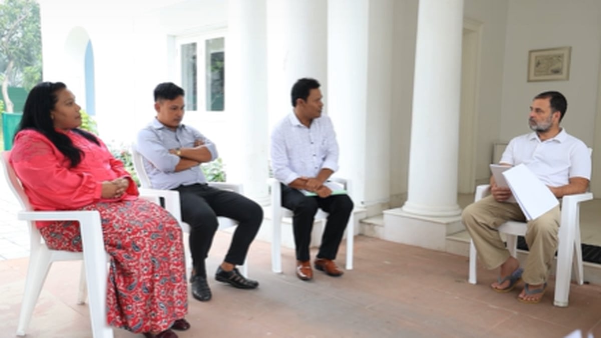 Island representatives meeting Rahul Gandhi