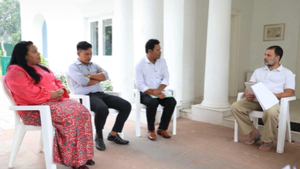 Island representatives meeting Rahul Gandhi