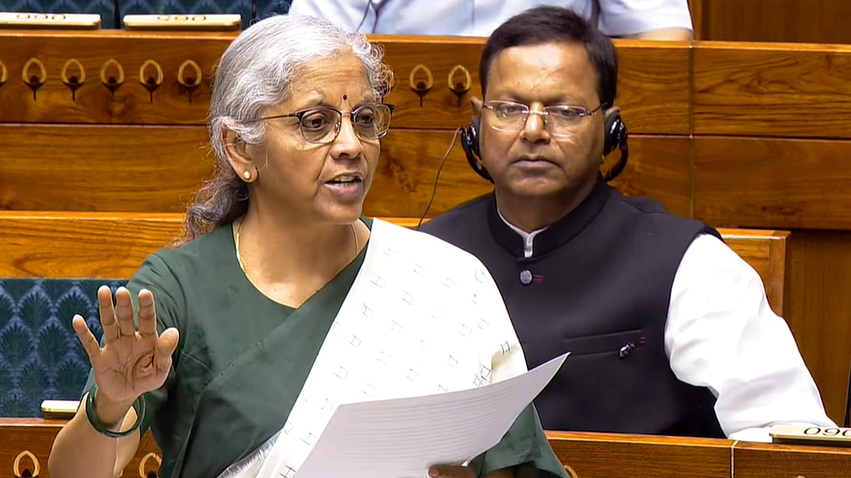 Nirmala Sitharaman in Parliament, 25 March