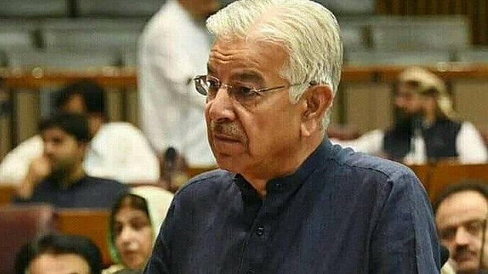 Pakistan's defence minister Khawaja Asif.