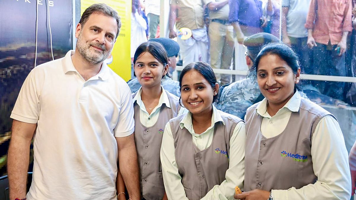 Rahul calls for stronger support for nurses, cites Kerala model on last day of campaign