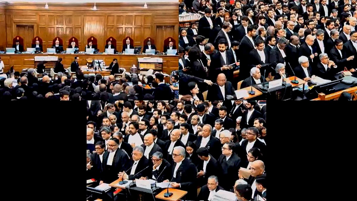 A nine-judge constitution bench hearing review pleas in the Sabarimala temple case