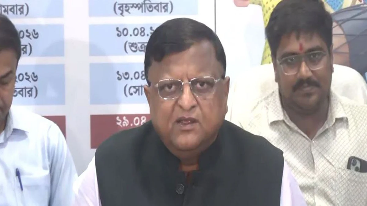 Bengal chief electoral officer Manoj Kumar Agarwal.