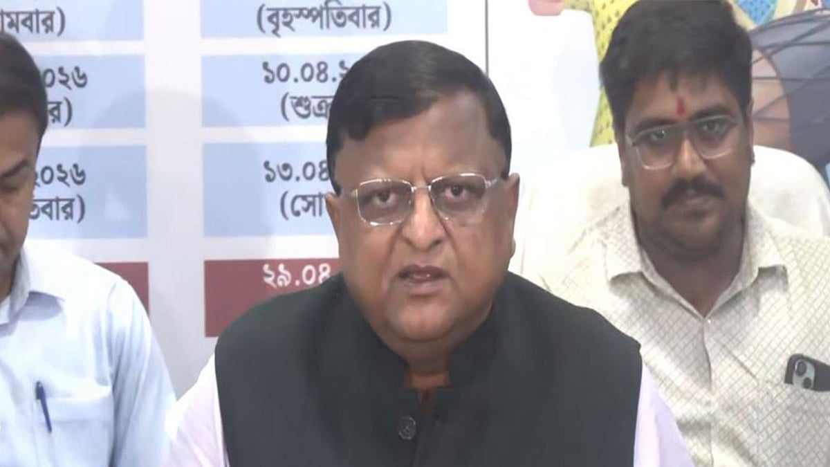 Bengal chief electoral officer Manoj Kumar Agarwal.