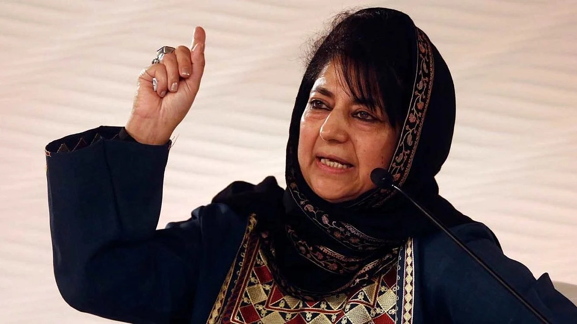 PDP president Mehbooba Mufti 