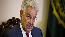 Pakistan defence minister Khawaja Muhammad Asif.