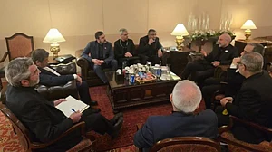 Iranian delegation in Islamabad.