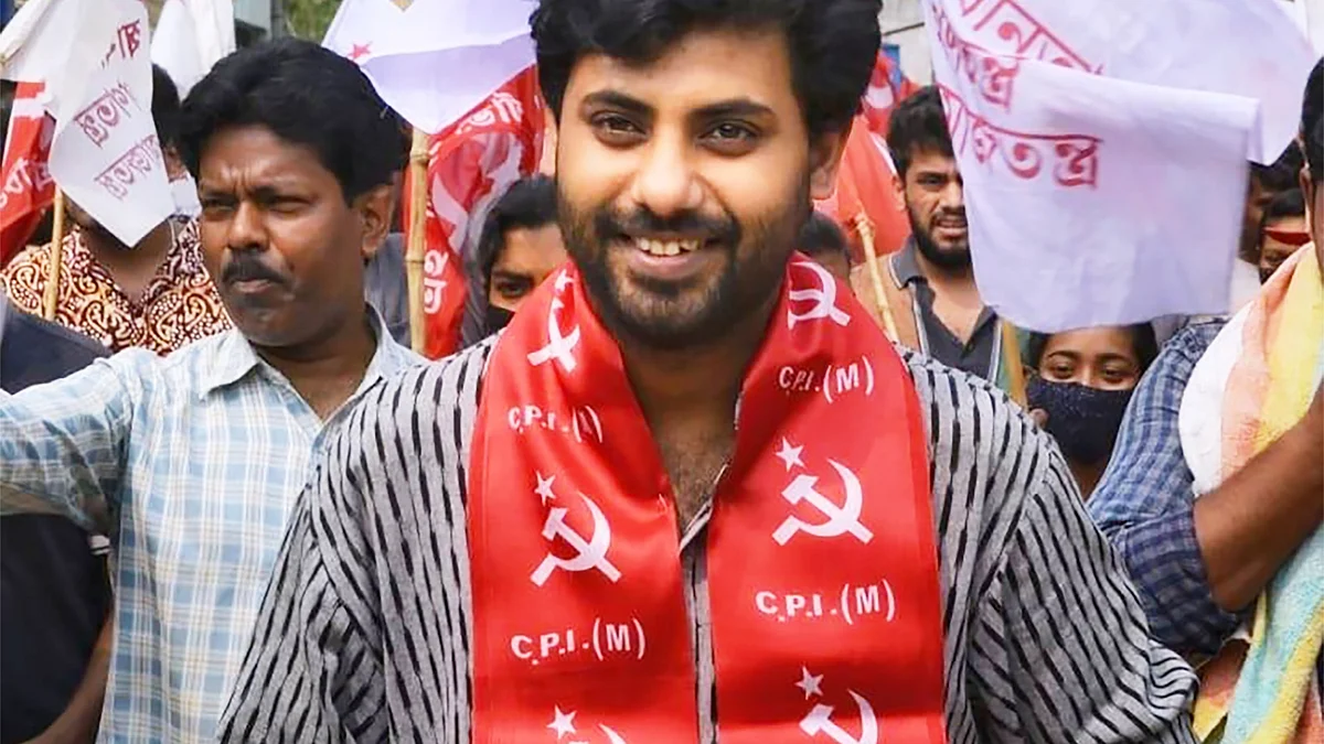 Srijan Bhattacharya, a key face of CPIM's election campaign in Bengal