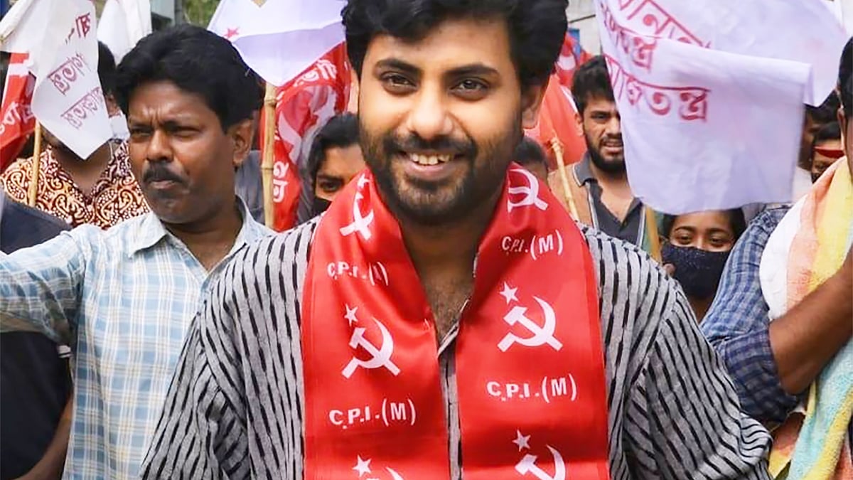 Srijan Bhattacharya, a key face of CPIM's election campaign in Bengal