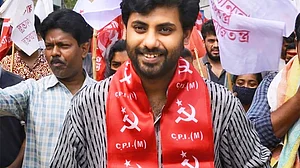Srijan Bhattacharya, a key face of CPIM's election campaign in Bengal