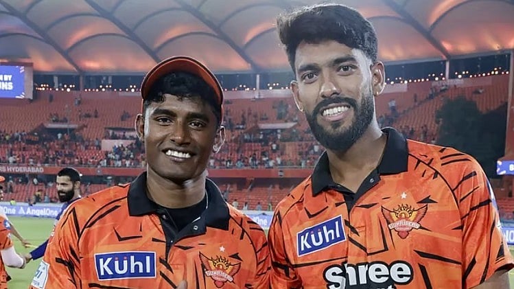 Shock value: Shakib Hussain (left) and Praful Hinge on Monday night