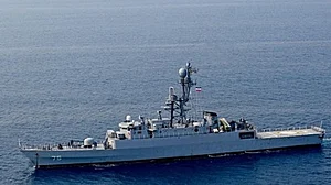 The sailors had been rescued after the Iranian warship IRIS Dena