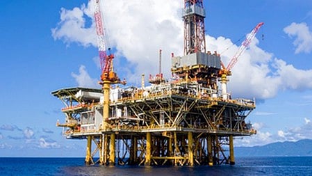 oil rigs, off shore oil rig