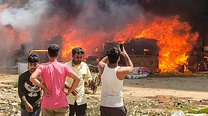 Slum fires in Gurugram, Lucknow; unanswered phone calls by loved ones trigger panic