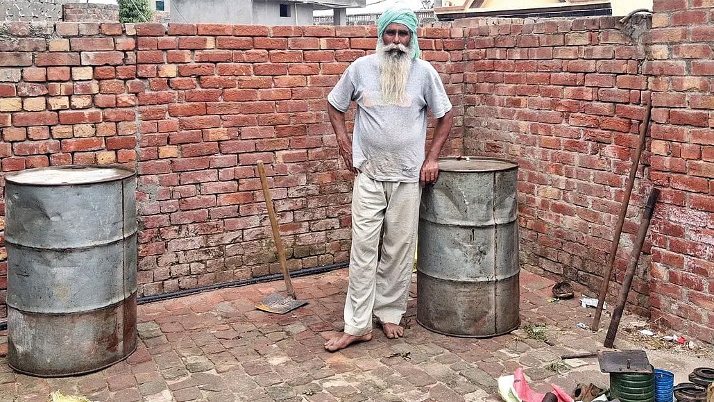 Dalbara Singh has borrowed money to stock some diesel amidst the growing fuel shortage