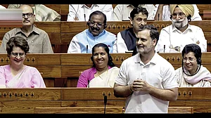 Lok Sabha LoP Rahul Gandhi addresses the special session on the women’s reservation Bill