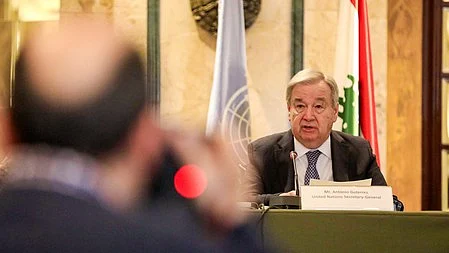 UN secretary-general António Guterres.