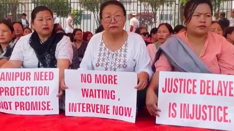 A protest demanding government intervention 