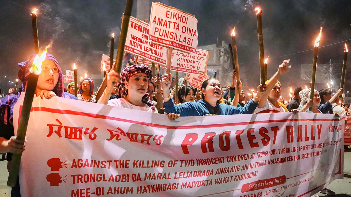 Clashes reported across Manipur as protests over bombing intensify