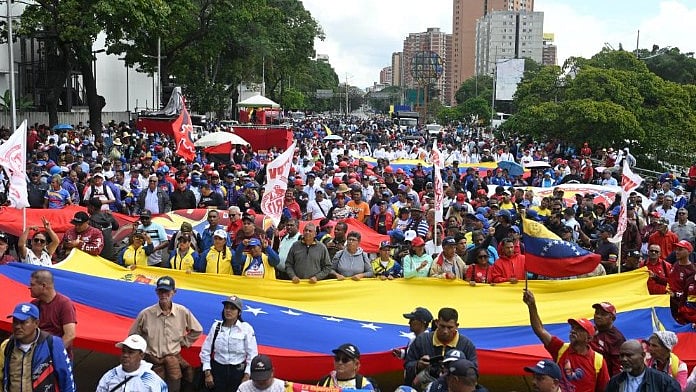 Nationwide protests against US sanctions gain momentum across Venezuela.
