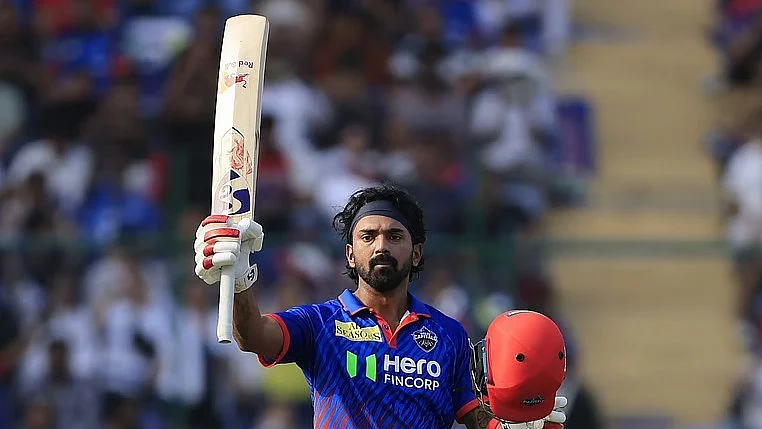 KL Rahul after becoming first Indian to hit 150-plus in IPL history