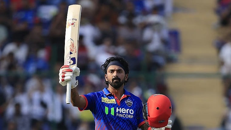 KL Rahul after becoming first Indian to hit 150-plus in IPL history