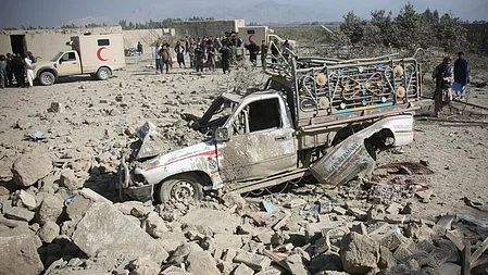  Site of the strike on Kunar University