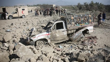 Site of the strike on Kunar University