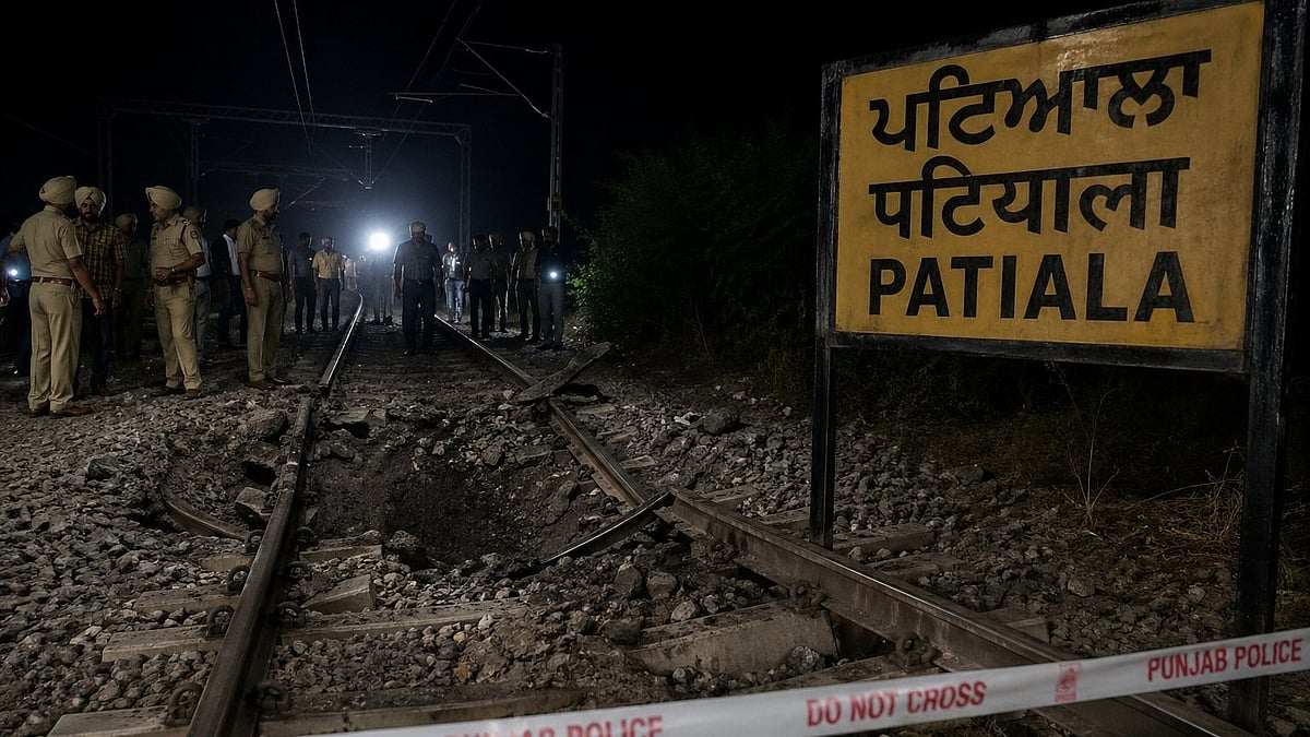 Police said an unidentified body was found blown to pieces at the site. 