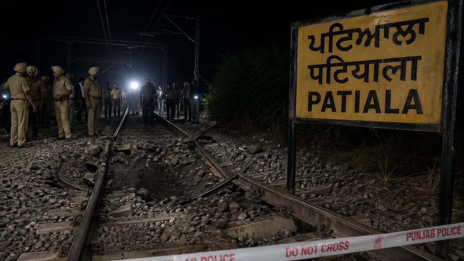 Police said an unidentified body was found blown to pieces at the site.