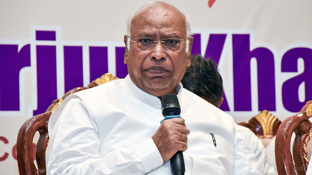 Congress president Mallikarjun Kharge.