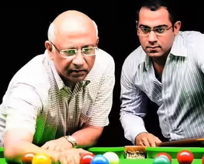 Father-son duo: A younger Sourav keeps the finer points from Manoj