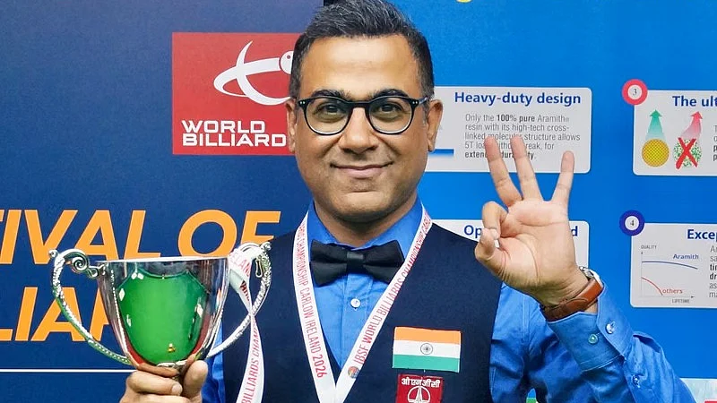 Sourav Kothari with the winner's trophy in Ireland