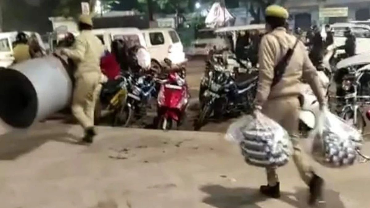 AntiCAA stir Lucknow police snatch blankets of protesting women; but